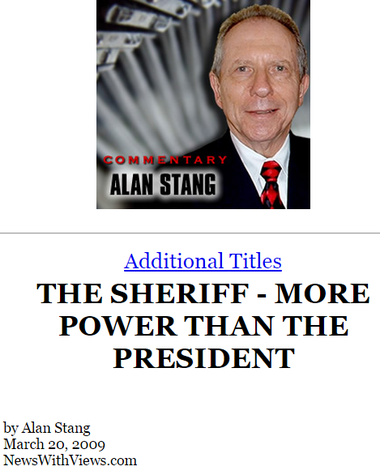president than power sheriff entire read